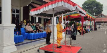 Semarak Kerawang Gayo Menghiasi Upacara Hardiknas Aceh Tengah Tahun 2024
