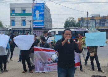 Leasing FIF Aceh Tamiang Dihadang Demonstrasi Garang