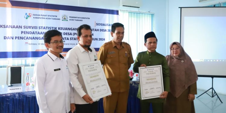 GELAR SOSIALISASI SURVEI KEUANGAN DESA DAN POTENSI DESA, KAMPUNG KESEHATAN DINOBATKAN JADI “DESA CANTIK” ACEH TAMIANG