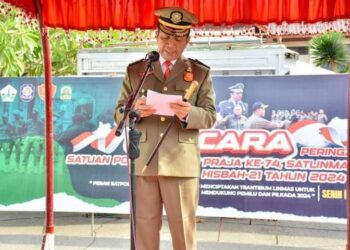 Pemkab Bireuen Gelar Upacara HUT Satpol PP Dan Satlinmas