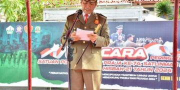 Pemkab Bireuen Gelar Upacara HUT Satpol PP Dan Satlinmas