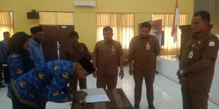 Lantik 62 Orang PPPK, Pemkab Aceh Timur Tekankan Netralitas ASN Dalam Pilkada 2024