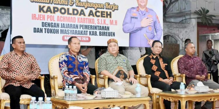 Pemkab Bireuen Sambut Kunker Kapolda Aceh Irjen Pol Achmad Kartiko Di Pendopo Bupati