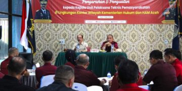 Rutan Sigli Hadiri Penguatan Kakanwil Kemenkumham Aceh