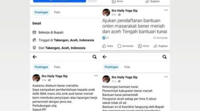 Marak Penipuan Mengatasnamakan Dirinya, Pj. Bupati Haili Yoga Himbau Masyarakat Waspada