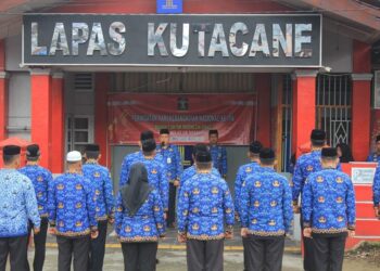 Lapas Kutacane Gelar Upacara Peringatan Hari Kebangkitan Nasional Ke- 116 Tahun 2024