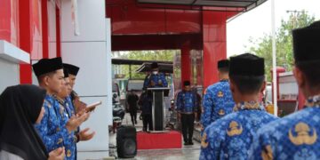 Maknai Hari Kebangkitan Nasional Ke 116, Rutan Sigli Gelar Upacara Bendera 