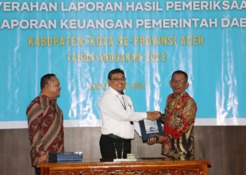 Pemkab Pidie Jaya Menerima Prediket WTP Dari BPK RI
