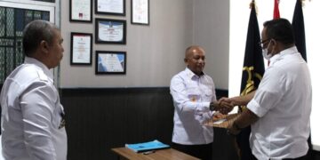 Serah Terima Jabatan Karutan Sigli, A.Halim Faisal Digantikan Plt. Kepala Rutan Zulkarnaen.