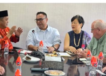 PJ Bupati Aceh Tamiang Drs Asra Menerima Kunjungan Delegasi PT Mars Symbioscience Indonesia (USAID)