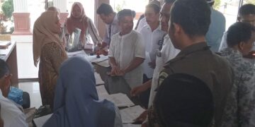 Teken MOU, Kejari Dampingi Pengawalan Penggunaan Dana Desa 2024 Se -Kabupaten Aceh Singkil