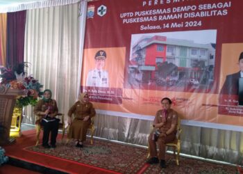 Pj Wali Kota Palembang Ratu Dewa Meresmikan Puskesmas Ramah Disabilitas Di Dempo