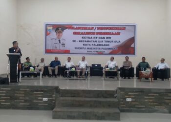 Pelantikan Dan Pembinaan Ketua RT Dan RW Se-Kecamatan Ilir Timur II Kota Palembang