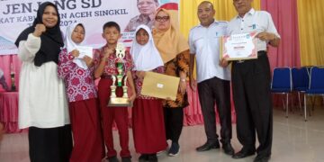 SD Negeri Tulaan Raih Juara 1 Lomba Cerdas Cermat Tingkat Kabupaten Aceh Singkil 
