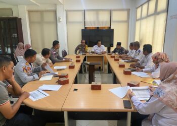 Polres Kuansing Hadiri Rapat Persiapan Keberangkatan Jemaah Haji Tahun 1445 H/2025 M