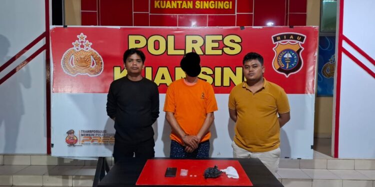Tim Mata Elang Satresnarkoba Polres Kuansing Berhasil Ungkap Kasus Shabu Di Beringin Taluk