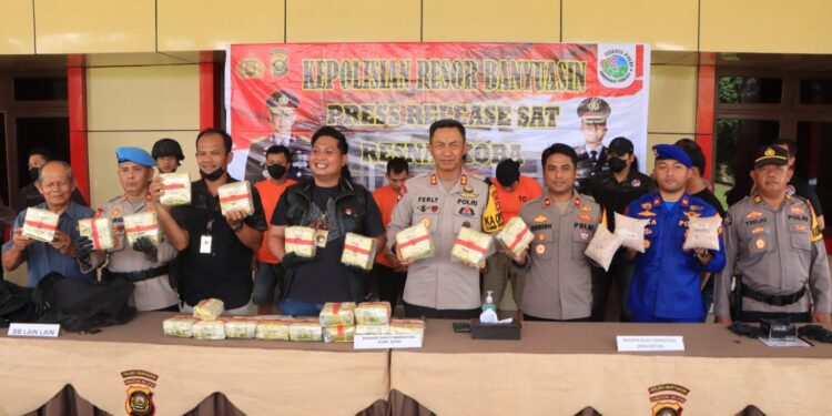 Kasus Narkoba 23 Kilo Gram Sudah Masuk Tahap II Polres Banyuasin