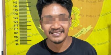 Polsek Mariana Amankan DPO Pelaku Pencurian Buah Tandan Sawit Di PT HBI