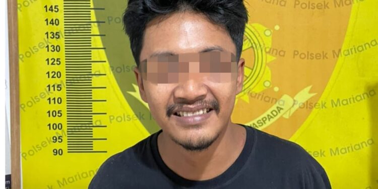 Polsek Mariana Amankan DPO Pelaku Pencurian Buah Tandan Sawit Di PT HBI