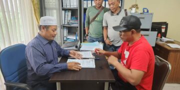 Organisasi Pers Persatuan Wartawan Langsa Menerima Laporan Keberadaan Organisasi dari Kesbangpol