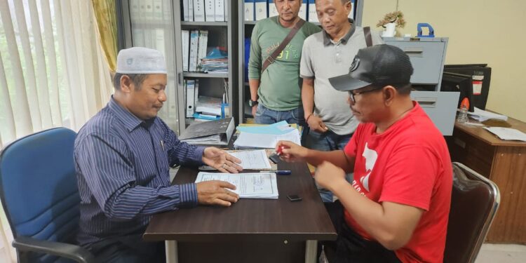 Organisasi Pers Persatuan Wartawan Langsa Menerima Laporan Keberadaan Organisasi dari Kesbangpol