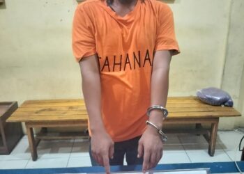 Miliki Narkoba Pria Gondrong Tidak Berkutik Saat Ditangkap Polsek Kampar Kiri Hilir