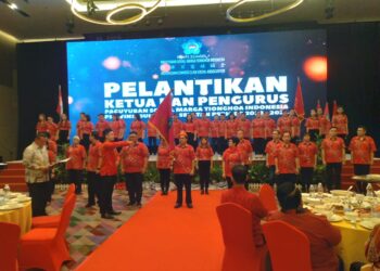 Pelantikan Ketua Paguyuban Sosial Marga Tionghoa Indonesia ( PSMTI) Sumsel