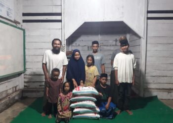 Keluarga Besar Pagan Famili Kutacane Berbagi Beras Ke Panti Asuhan Arroyan