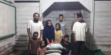 Keluarga Besar Pagan Famili Kutacane Berbagi Beras Ke Panti Asuhan Arroyan