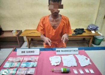 Lagi, Polsek Kampar Kiri Hilir Tangkap Penyalahgunaan Narkoba Berat 9.79 Gram