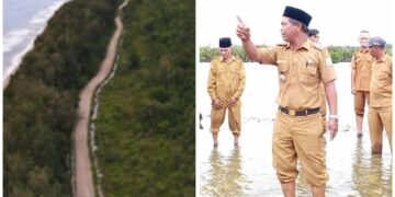 Unjuk Rasa Puluhan PNS Di Jalan Desa Kilangan-Kayu Menang, Pj Bupati Azmi Berikan Penjelasan