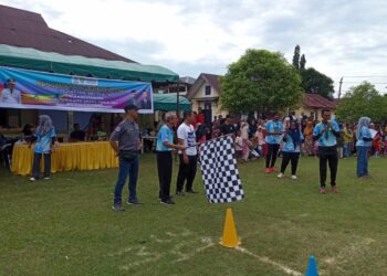 Ratusan Masyarakat Antusias Menyaksikan Kejuaraan Atletik Antar Pelajar Di Lapangan Gosong Telaga