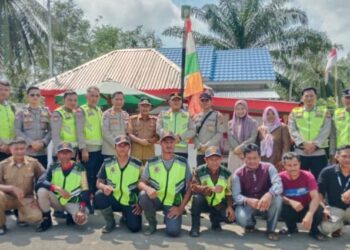 Kasat Binmas Polres Banyuasin Memimpin Pengecekan Dan Penilaian Pos Kamling