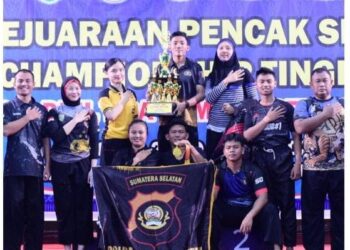 Polwan Samapta Polres Banyuasin Juara 2 Kejuaraan Pencak Silat Championship Tingkat Nasional