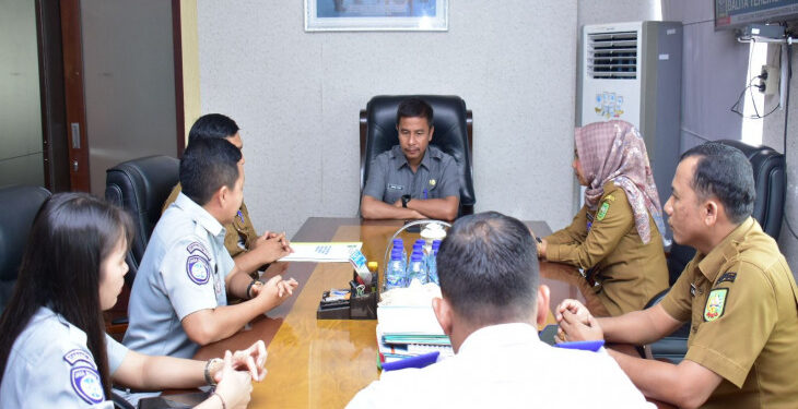 Pj Sekda Kampar Audiensi Bersama Jasa Raharja Dan Tim Pembina Samsat Bangkinang