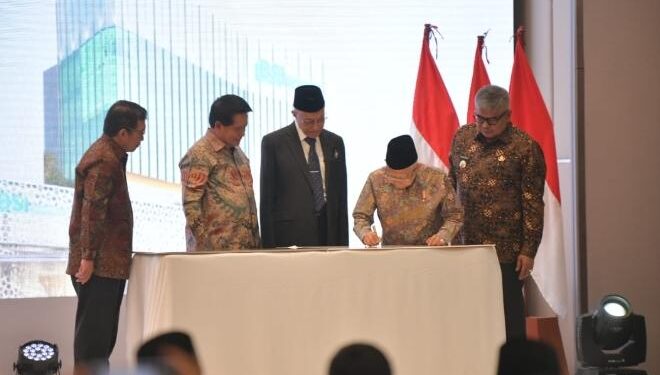 Pj Bupati Aceh Besar Hadiri Peresmian Gedung Landmark BSI Aceh