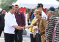 Pj Bupati Kampar Hambali Sambut Langsung Kedatangan Presiden RI Joko Widodo