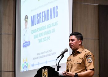 Pj Sekda Buka Musrenbang RPJPD Kota Banda Aceh 2025-2045
