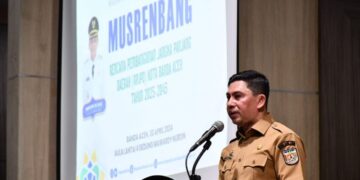 Pj Sekda Buka Musrenbang RPJPD Kota Banda Aceh 2025-2045