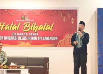 Kantor Imigrasi Kelas III Non TPI Takengon Melaksanakan Acara Halal Bihalal