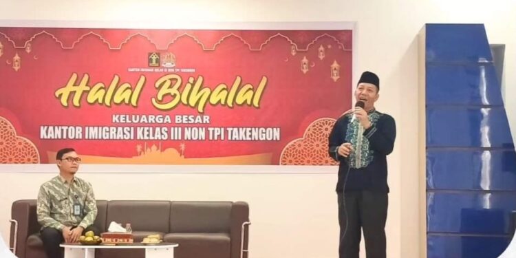Kantor Imigrasi Kelas III Non TPI Takengon Melaksanakan Acara Halal Bihalal