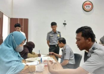 Kantor Imigrasi Takengon Bersama Puskesmas Bebesen Melaksanakan Kegiatan Medical Check-up