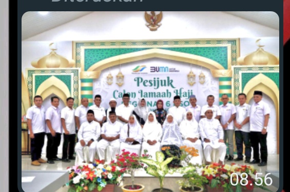 PTPN 1 | Regional 6 Melepas 10 Karyawan Berangkat Haji Dengan Tradisi Peusijuk
