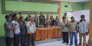 Lepas,perpisahan Danramil 05/Isaq Linge, Muspika Ucapkan Terima Kasih