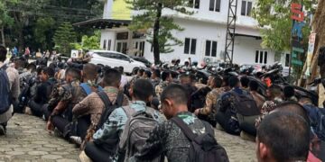 Casis Bintara Polri Polda Aceh Mengikuti Briefing Sebelum Masuk Lokal Tes Akademik