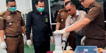 Agenda Rutin, Kejaksaan Negeri Lhokseumawe Musnahkan Barang Bukti