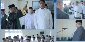 Rektor Ridwan Nurdin Melantik 32 Pejabat Struktural Di Lingkungan IAIN Takengon