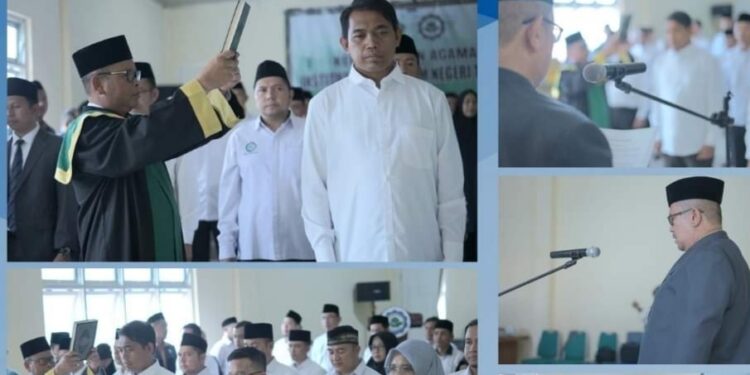 Rektor Ridwan Nurdin Melantik 32 Pejabat Struktural Di Lingkungan IAIN Takengon