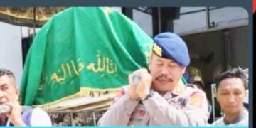 Danki Brimob Kompi 2 Aramiyah, AkP Muhammad Rizaldi Turut Berduka Cita.