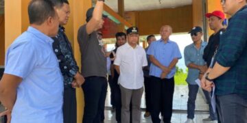 Pj. Bupati T Mirzuan Dampingi Tim BPKP Tinjau Progres Pembangunan Venue PON XXI